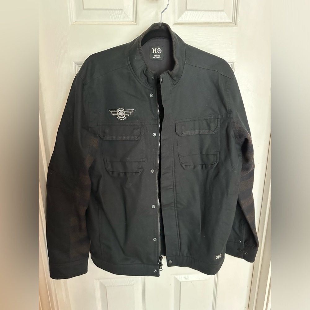 Roland Sands Designs + Hurley collaboration motorcycle jacket